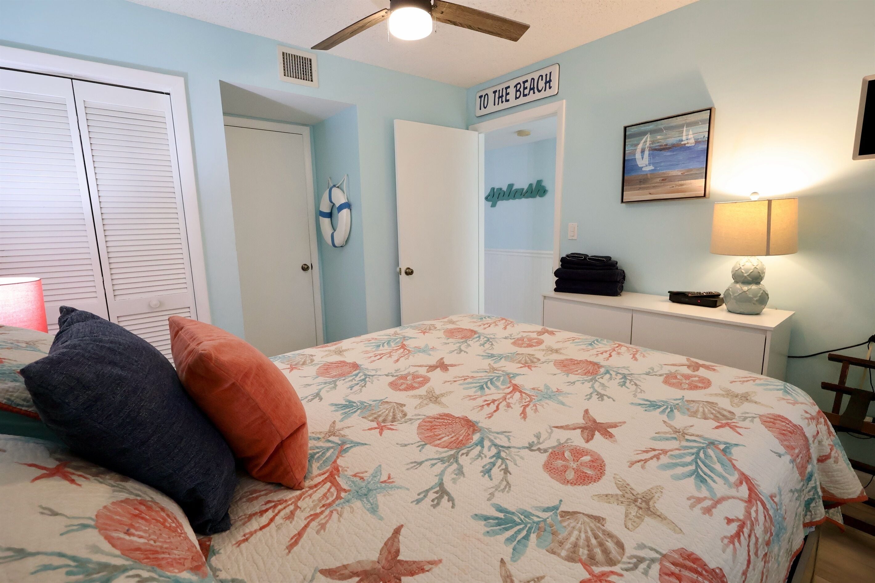 1 bedroom, iron/ironing board, travel crib, free WiFi