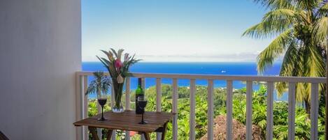 Deluxe Studio, 1 Double Bed, Sea View | Terrace/patio