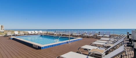 Una piscina climatizada