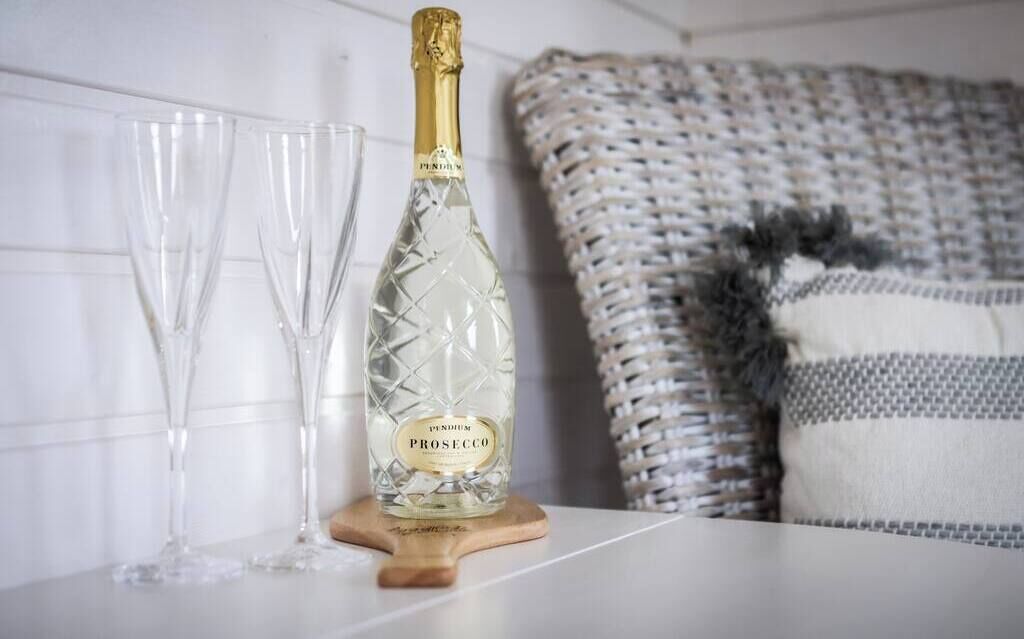 complimentary prosecco