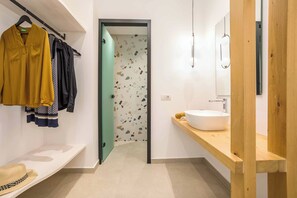 Dusche, Handtücher