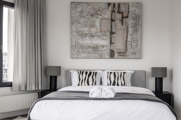 Appartement | 2 slaapkamers, een bureau, een laptopwerkplek