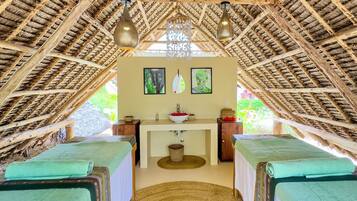 Salas de tratamiento para parejas, masajes