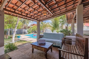 Basic Chalet | Terrace/patio - Casa melhor de Porto das D - Carpediem (Aquiraz)