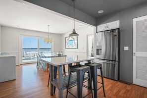 Dining - Dragonfly Point - Waterfront home w boat dock & deck! (Chincoteague Island)