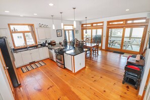 Fridge, microwave, oven, stovetop - Herbie's Hideaway - Water views & Screened porch! (Chincoteague Island)