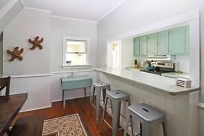 Fridge, microwave, oven, stovetop - Hill House - Pet friendly; In town w/ water views! (Chincoteague Island)