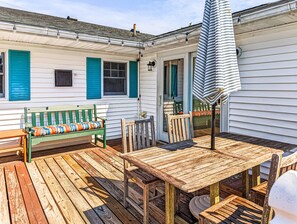 屋外ダイニングエリア