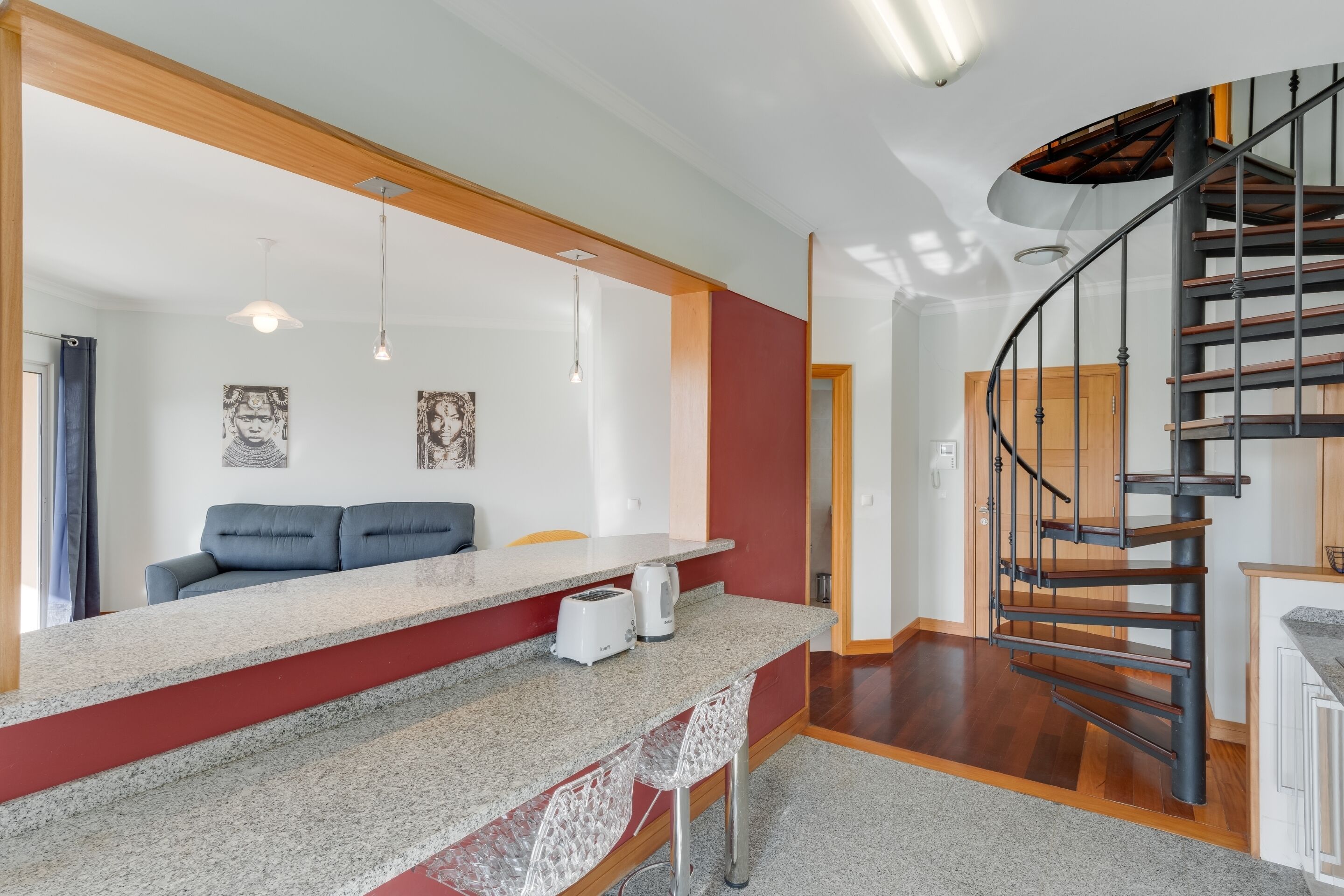 City Apartment | Private kitchen | Espresso maker, electric kettle