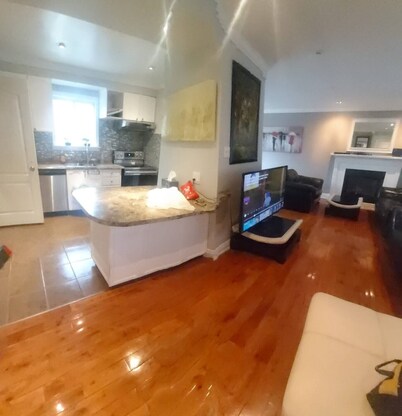 3 Bedrooms upstairs (Whole house without basement)