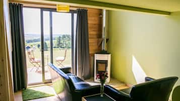 Smart TV, DVD player, books, stereo