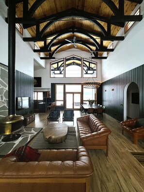 Living area - Timber + Love Chalet (Meadows)