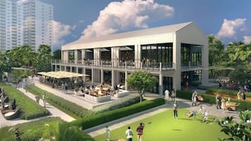 Biệt thự, 2 phòng ngủ | Vườn