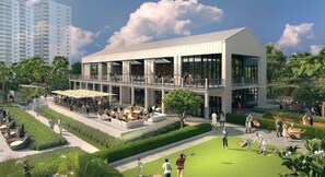 Biệt thự, 2 phòng ngủ | Vườn