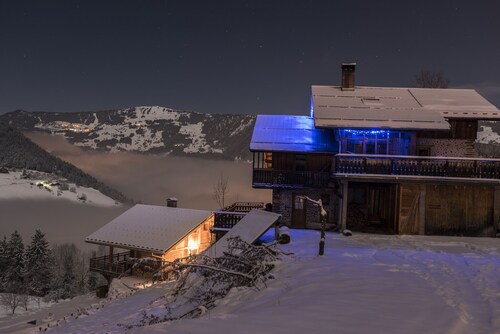 Appartement du Chalet Le Cordé à Beaufort, en Savoie. Vue dominante