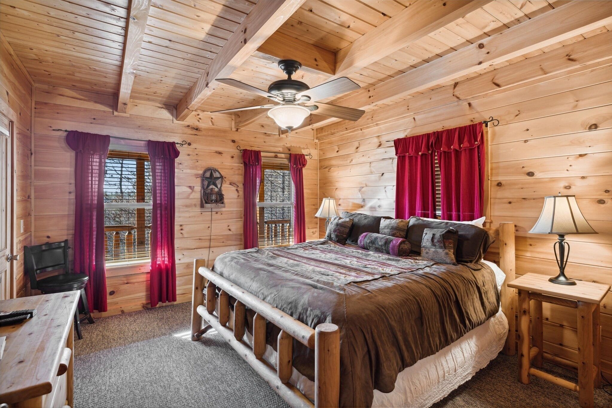 Cabaña, 3 habitaciones | 3 dormitorios y wifi gratis