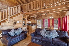 Cabin, 3 Bedrooms | Interior