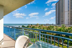 Balcony view - Ocean View Condo Just Steps Away From The Beach - 106 Brighton 2 Bedroom Condo (Myrtle Beach)