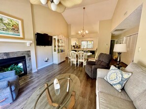 Villa, 3 Bedrooms | Living area - Exquisite 3 bedroom, 3 bath villa - 19E West Hyde Park - Kingston Plantation 3 Villa (Myrtle Beach)