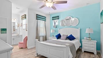 6 bedrooms, iron/ironing board, travel crib, free WiFi