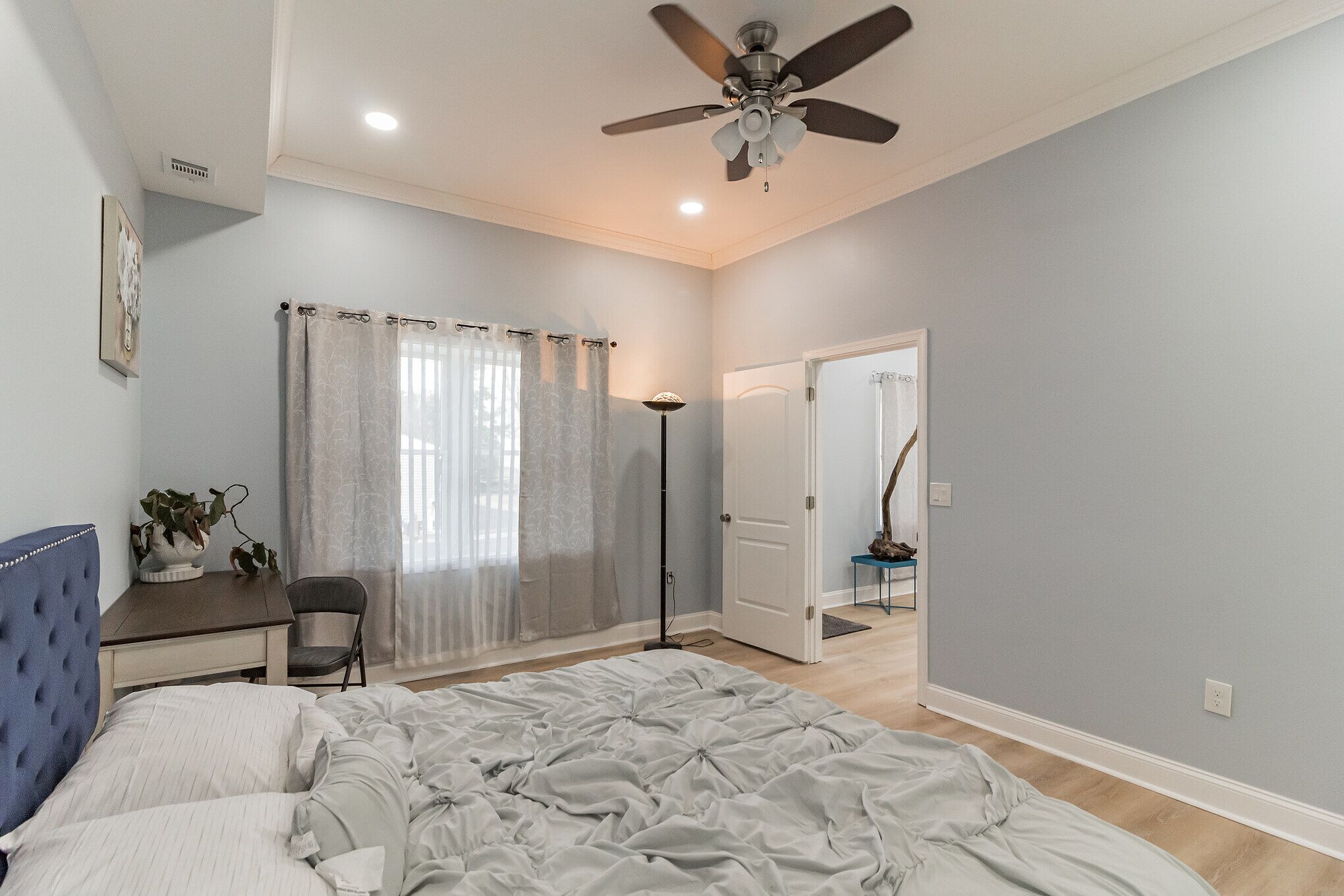 Main level master bedroom 