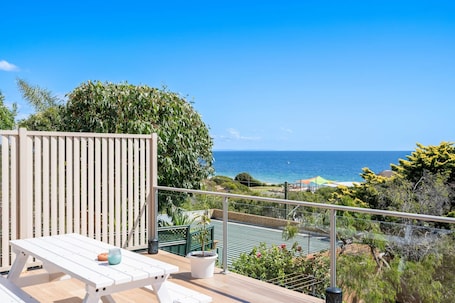 Terrace/patio. Oceanview Manor by Peppy Beach Retreats® (10 Adults), Manor