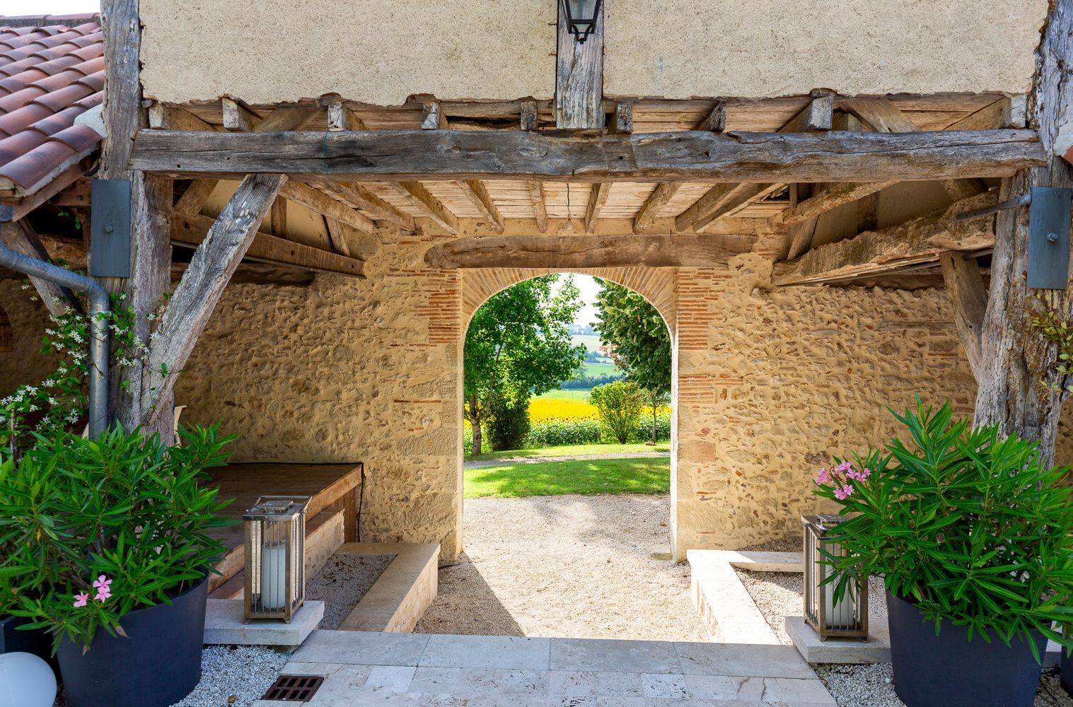 Enceinte de l’hébergement