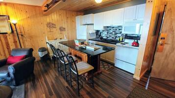 TV, fireplace, DVD player, foosball