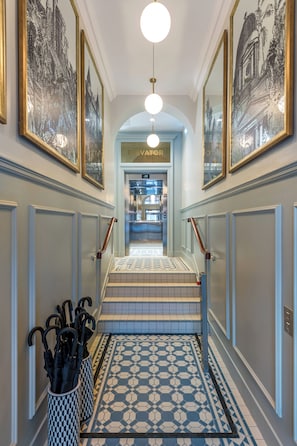 Interior entrance