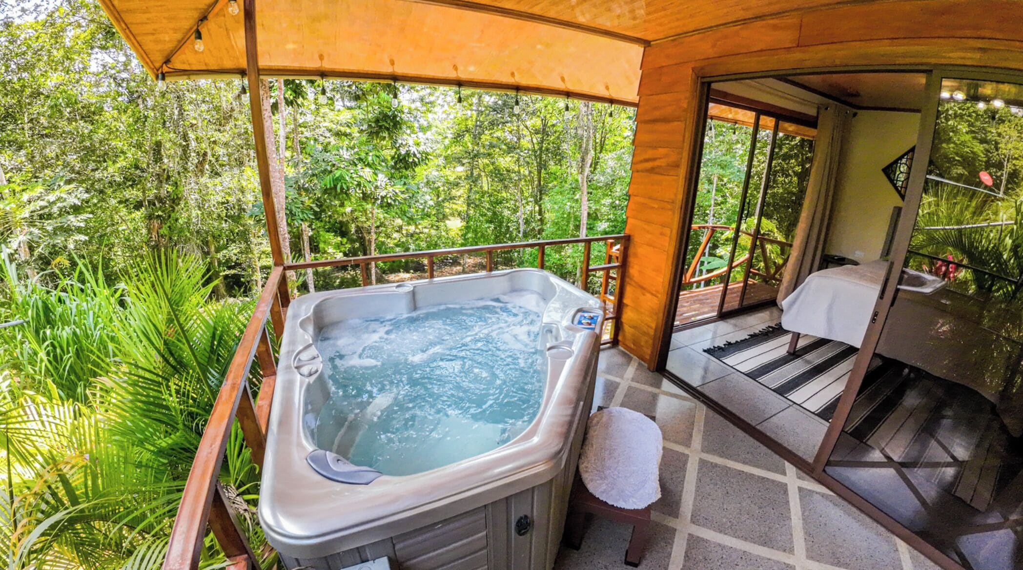 Comfort-Bungalow, Bergblick | Verdunkelungsvorhänge, kostenloses WLAN, Bettwäsche