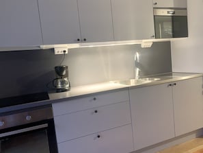 Apartment, 2 Einzelbetten | Eigene Küche | Kühlschrank, Mikrowelle, Ofen, Herdplatte