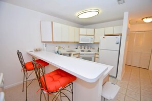 Condo, 2 Bedrooms | Private kitchen | Fridge, coffee/tea maker, toaster