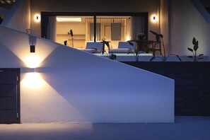 Phòng Suite Junior, hồ bơi riêng, quang cảnh biển | Hiên