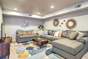 TV, DVD player - Heated Pool Access: Palm Springs Vacation Rental (Palm Springs)