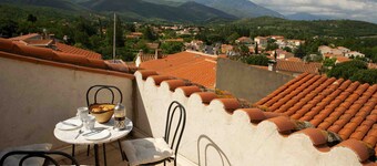 Cosy village house with amazing views of Mount Canigou.