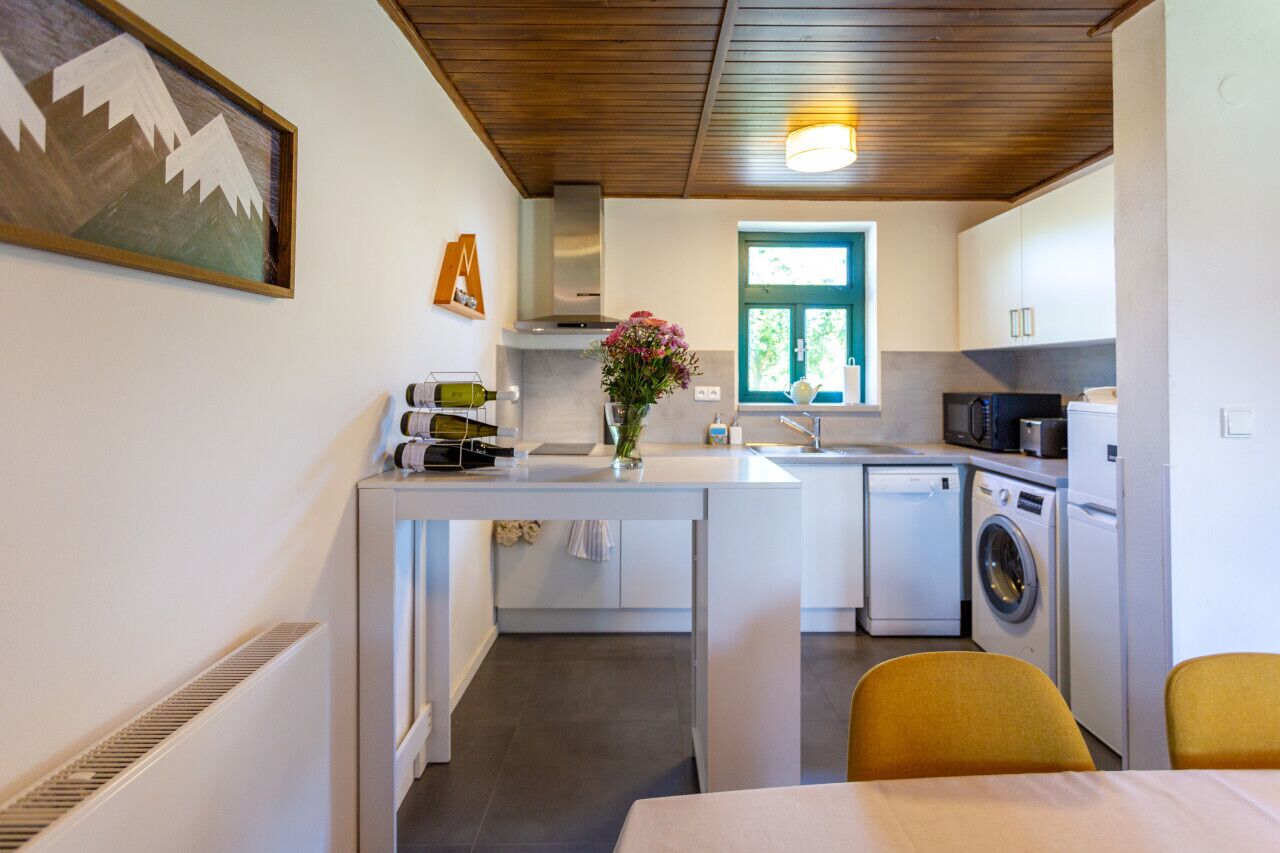 Refrigerador, microondas, horno y lavavajillas 