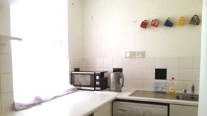 Fridge, oven, stovetop