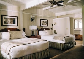 华丽客房, 2 张大床 | 高档床上用品、加厚床垫、客房内保险箱、遮光窗帘