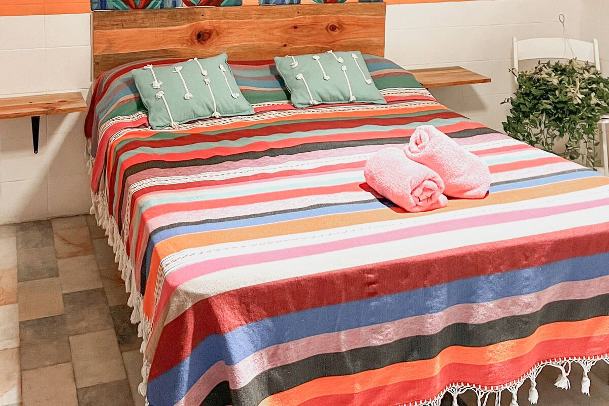 Down duvets, blackout curtains, free WiFi, bed sheets