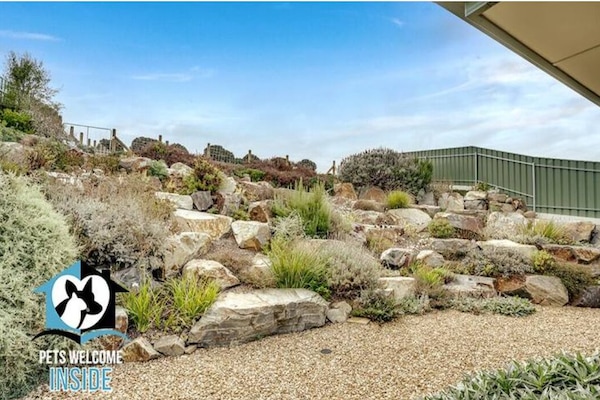Garden at the rear of the property