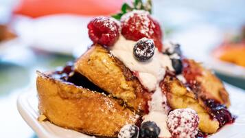 Free daily full breakfast