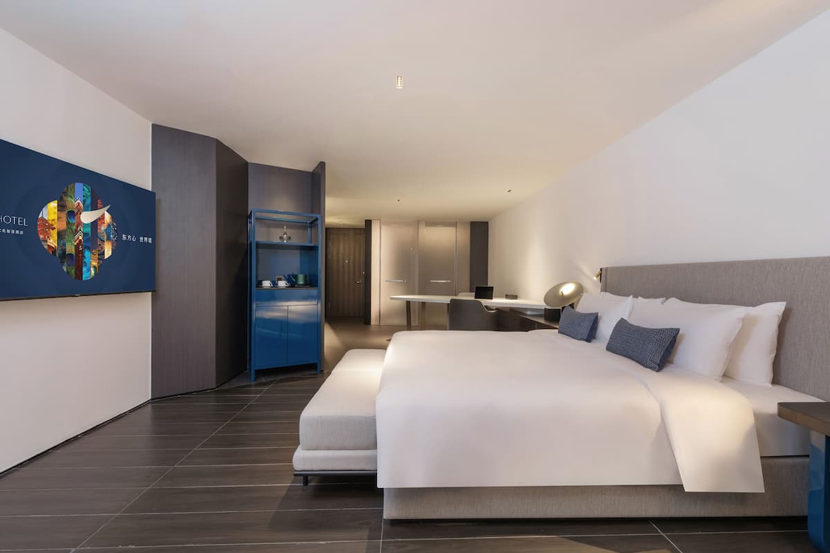 Habitación Premium | Escritorio, espacio para trabajar con un portátil, cortinas opacas