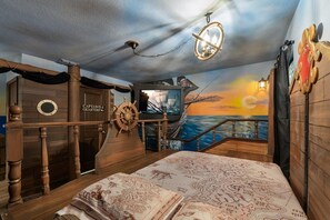 8 bedrooms, iron/ironing board, travel crib, WiFi