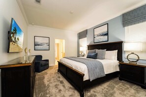 8 bedrooms, iron/ironing board, travel crib, WiFi