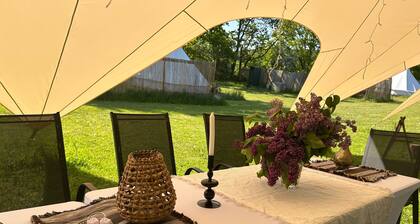 Glamping in stunning bell tent in Bohemia