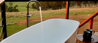 Woora - Hills Kissed by Golden Sunrise as you awaken to a world kissed by dawn at Woora (Noongar for "far, far away").