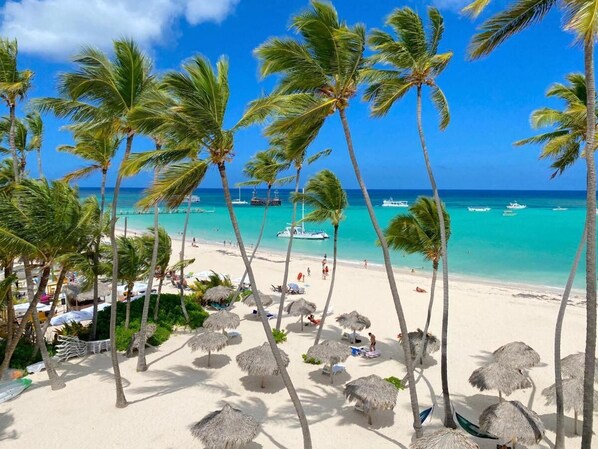 Beach nearby, white sand