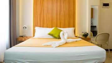 Busa memori, Wi-Fi gratis, dan seprai linen