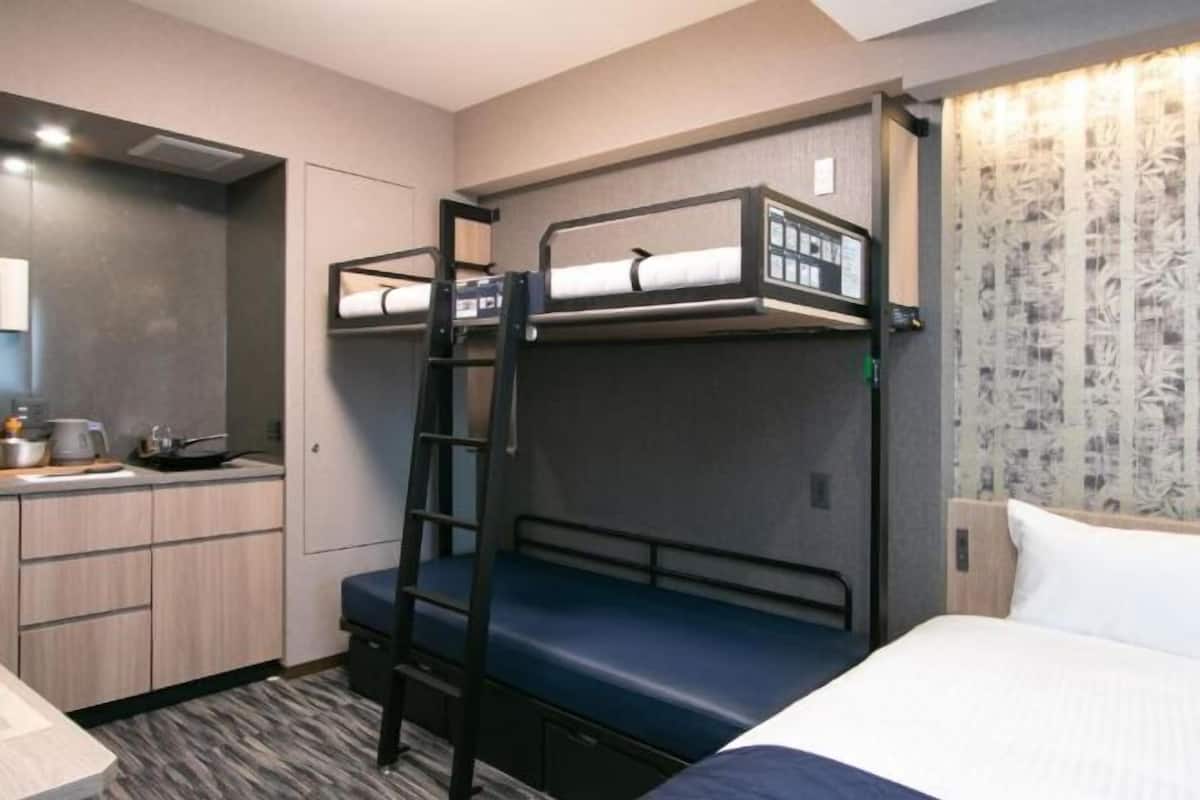 1 chambre, couette en duvet, coffre-fort, rideaux d’obscurcissement