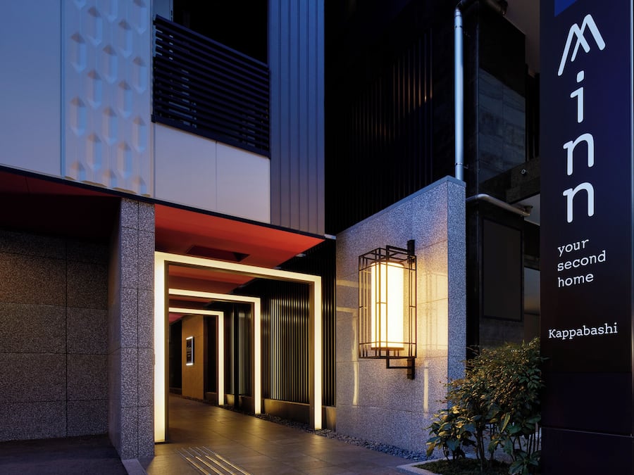 Facciata della struttura